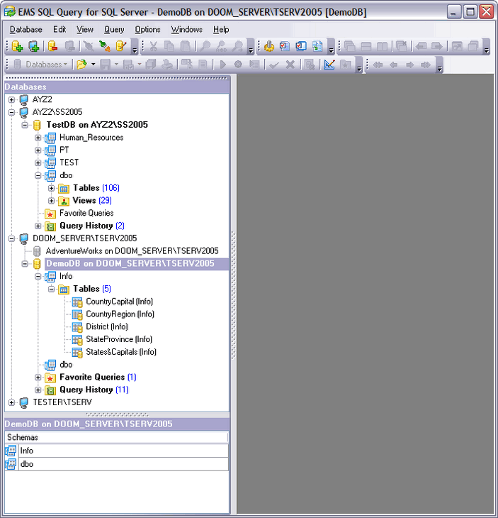 EMS SQL Query 2011 for SQL Server screenshot
