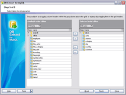 EMS DB Extract for MySQL screen shot