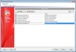 Screenshot for EMS Data Import for Oracle 3.3