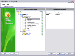 Screenshot for EMS Data Pump for PostgreSQL 3.0