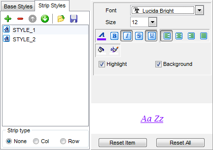 Export Data - Format-specific options - Word - Strip Styles