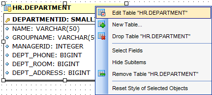 VDBD - Removing objects from diagram