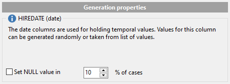 Date field parameters