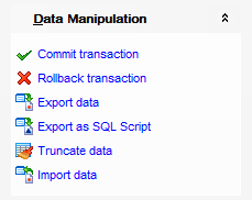 Data View - Using Navigation bar