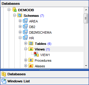 Getting started - Database navigation - Object status