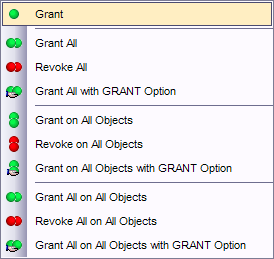 Grant Manager - Using context menu