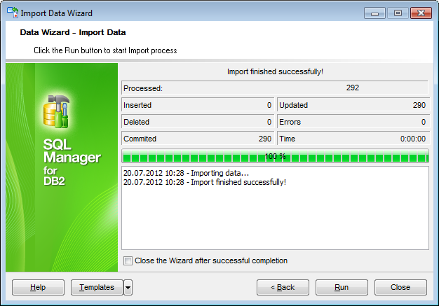 Import Data - Importing data