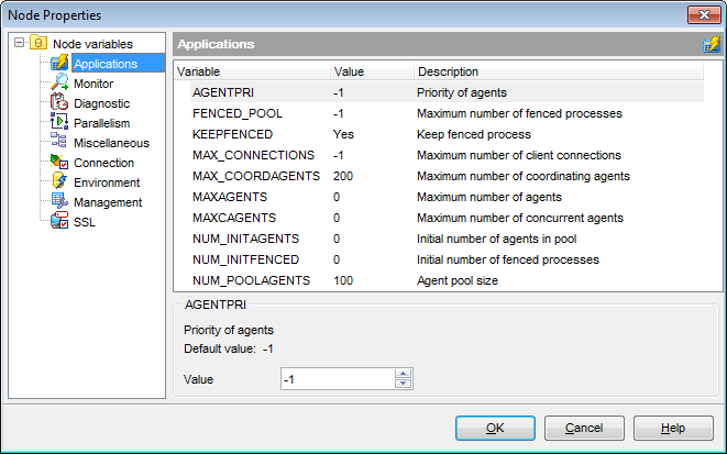 Node Properties - Node variables - Applications