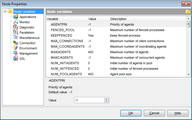 Node Properties - Node variables