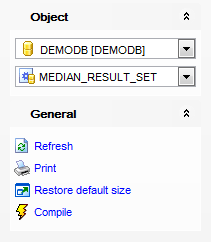 Procedure Editor - Using Navigation bar