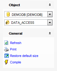 Security Policy Editor - Using Navigation bar