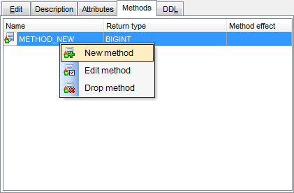 UDS Type Editor - Methods