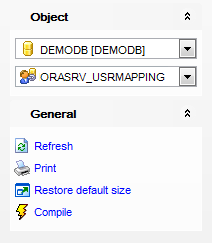 User Mapping Editor - Using Navigation bar