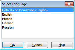 hs2600 - Selecting program language