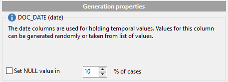 Date field parameters