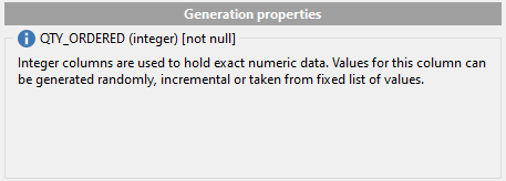 Integer field parameters