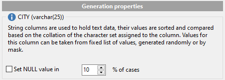 String field parameters