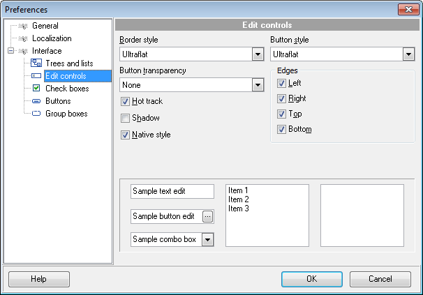 hs2330 - Defining interface style