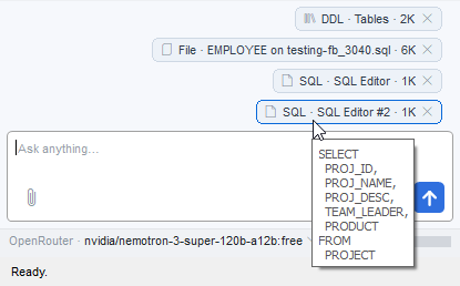 AI Assistant - Context - Attachments