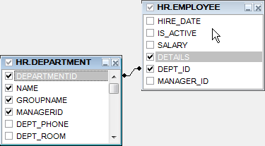 Environment Options - Tools - QB - Style & Color - Table client area