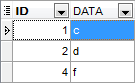 Import Data - Setting import mode - Result - Update