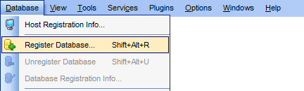 menuRegisterDatabase