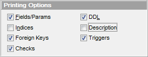 Print Metadata - Printing options