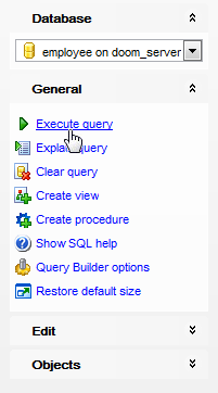 Query Builder - Query execution