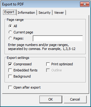 Report Viewer - Export to PDF