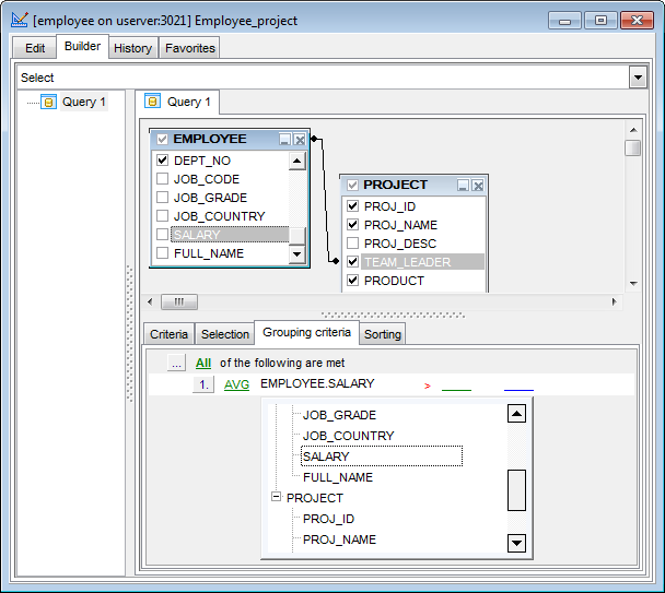 hs3325 - Setting grouping criteria