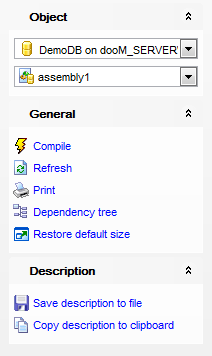 Assembly Editor - Using Navigation bar