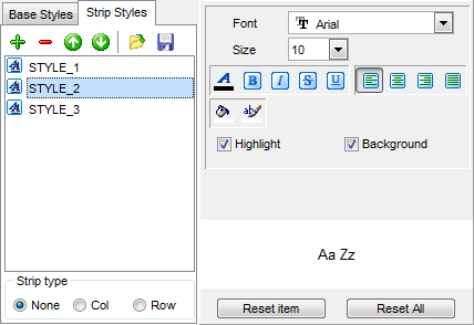 Export Data - Format-specific options - Word - Strip Styles