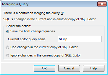 SQL Editor - Merging queries