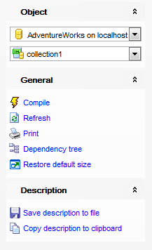 XML Schema Collection Editor - Using Navigation bar