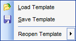 Using templates - menuTemplates