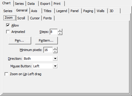 Editing Chart - Chart - General