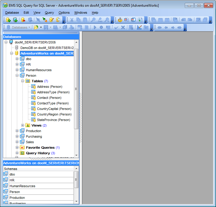 hs2200 - Database navigation