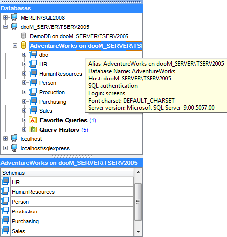 hs3130 - Viewing brief DB info