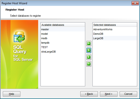 hs3211 - Selecting databases