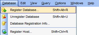 hs3220 - Register Database Wizard