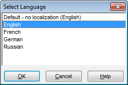 hs2600 - Selecting program language