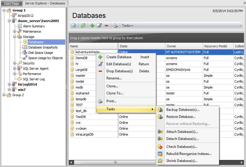 Storage - Databases
