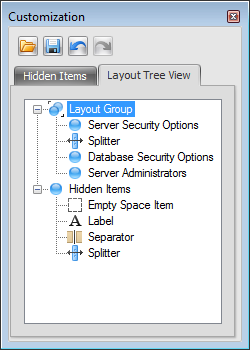 Customization - Layout_Tree_View