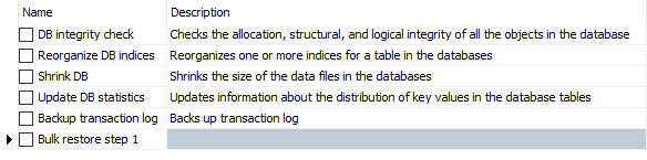 Maintenance Policies - SelectingTemplate