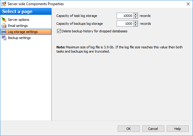 Service_properties_Log_storage