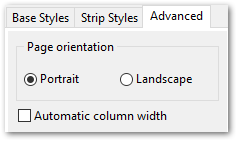 Format-specific options - MS Word and RTF - Advanced