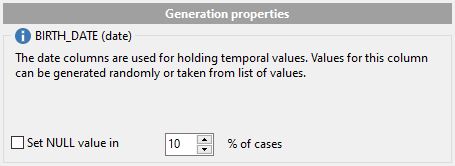 Date field parameters