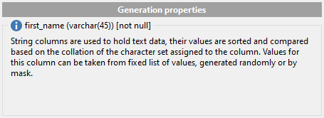 String field parameters