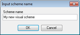 hs2330 - Input scheme name