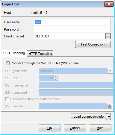 Appendix - Login Host